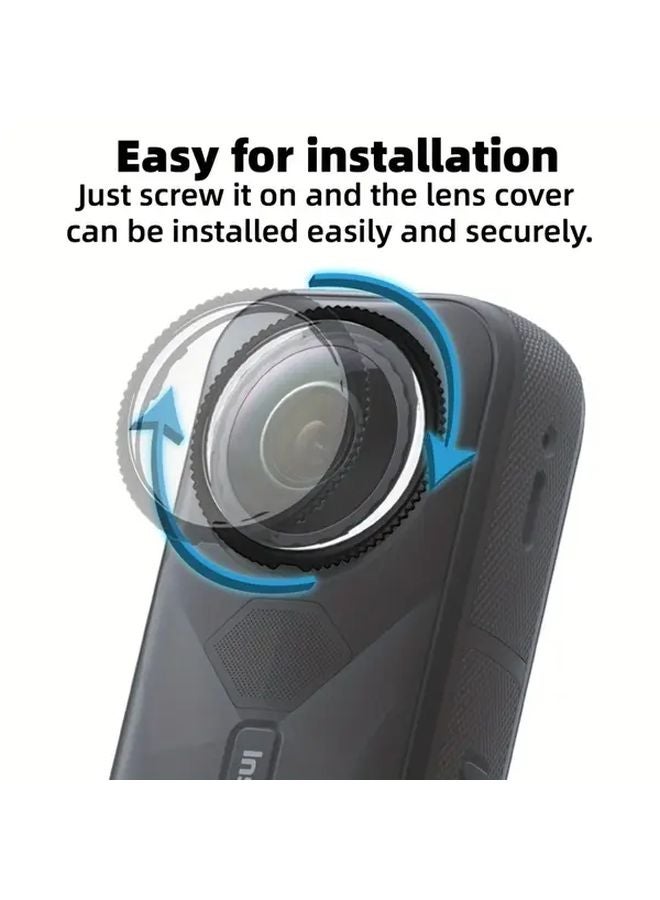 Insta360 X5 Lens Protector Ultra HD Scratch Resistant Anti Reflective Coating - Image 5