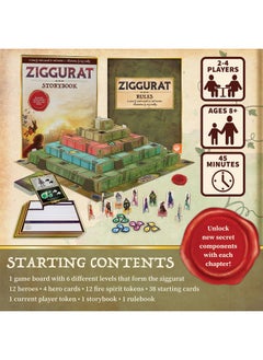 Mindware Ziggurat Cooperative Family Legacy Adventure Game By Matt Leacock & Rob Daviau, Illustrated By Cory Godbey For Ages 8+  - Image 2