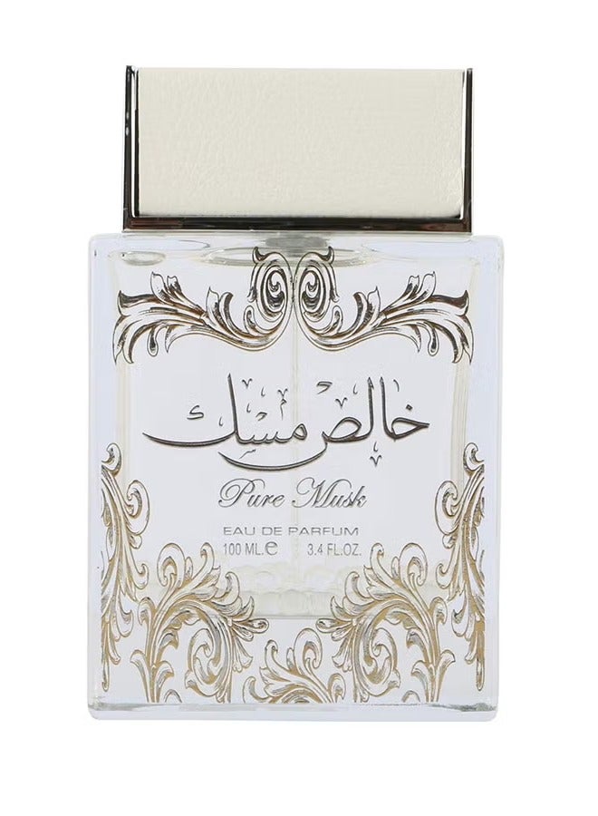 Lattafa 2-Piece Pure Musk Gift Set (1 Khalish Musk EDP 100ml, 1 Deo Spray 75ml - Image 1