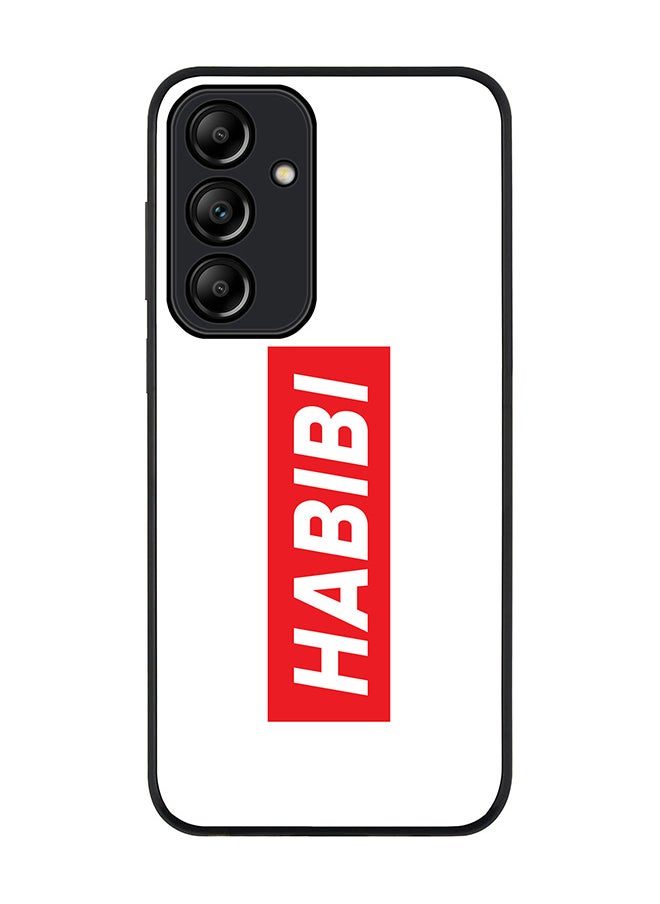 Stylizedd Rugged Black Edge Case for Samsung Galaxy A55, Slim fit Soft Case Flexible Rubber Edges Anti Drop TPU Gel Thin Cover -  Habibi  - Image 1