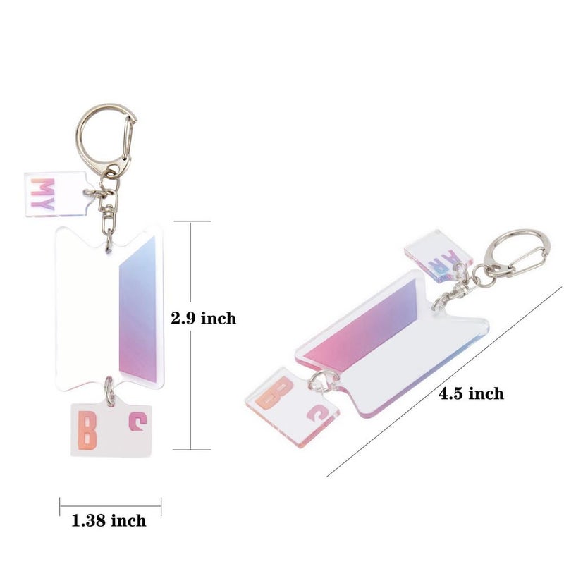 YANENG Army Bangtan Boys Merch Keychain Pendant Key Ring Bagpack Keychain School Bag Accessory for Fans Gifts - Image 2