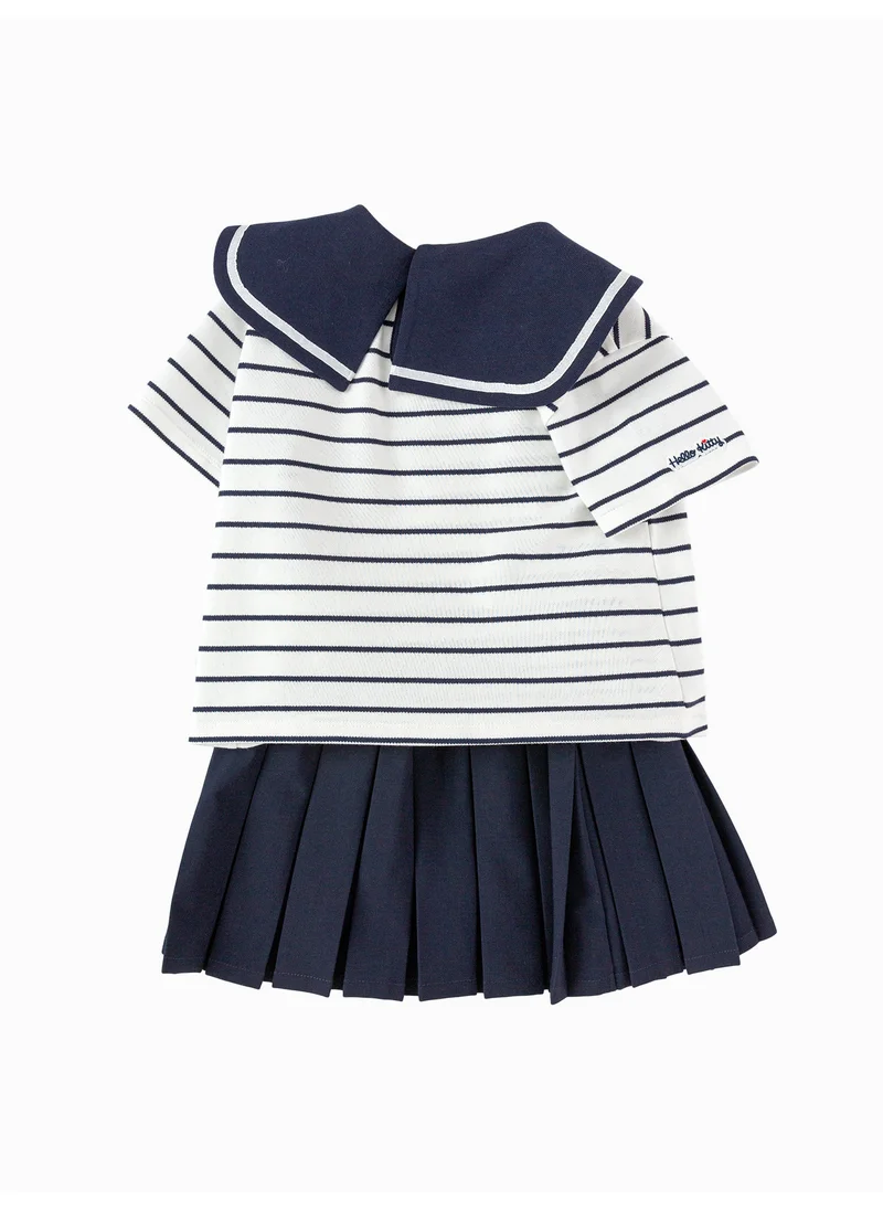 بالابالا Toddler Girl Knit short sleeve suit