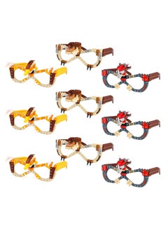 Generic Building Blocks Glasses Kits, 9Pcs Building Blocks Party Bag Fillers, DIY Creative Eyeglasses Toys, Funny Party Glasses Decoration, for Kids Party Favour  - Image 3
