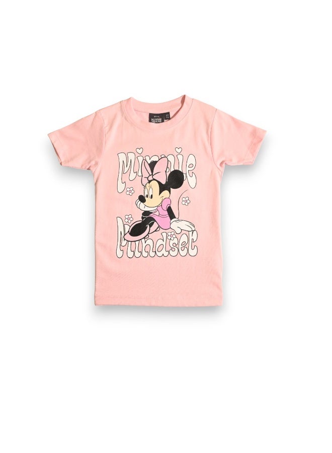 ميني ماوس تي شيرت ميني ماوس للبنات بأكمام قصيرة - Image 1