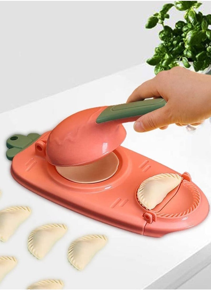 Generic - 2 in 1 Dumpling Maker And Dough Presser, Dough Pressing And Wrapping Modern Dumpling Tool, Perfect For Making Qatayef, Fatayer, Wonton, Empanada, Pierogies, Ravioli And Much More, Convenient And Quick - Image 1