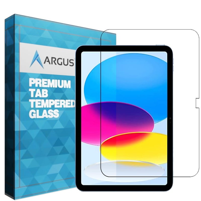 Argus Premium Tempered Glass Screen Protector for iPad 11th Gen (11", 2025) / 10th Gen (10.9", 2022) | 9H Hardness | Anti-Scratch | HD Clear | Bubble Free | Pack of 1 - Image 1
