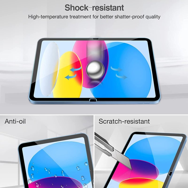 Argus Premium Tempered Glass Screen Protector for iPad 11th Gen (11", 2025) / 10th Gen (10.9", 2022) | 9H Hardness | Anti-Scratch | HD Clear | Bubble Free | Pack of 1 - Image 4