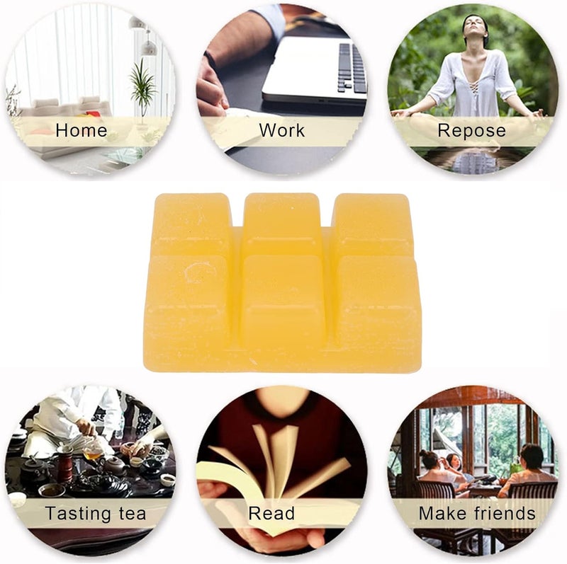 klarako Scented Wax Melts, 70.8g/2.5oz Solid Scented Wax Melts for Home Use Air Freshener(Yellow) - Image 4