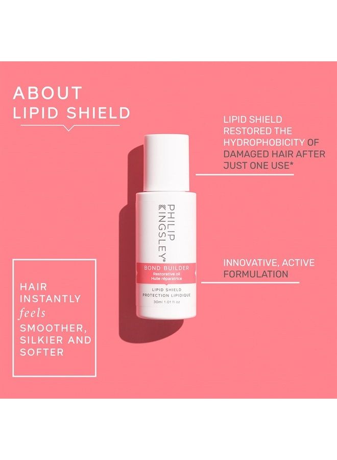 Philip Kingsley Bond Builder Lipid Shield Hair Oil Blend Treatment for Dry, Damaged Hair Nourishing Moisturizer, Non-Greasy, Replenishes, Protects Against Dryness and Damage, 30 ml - Image 2