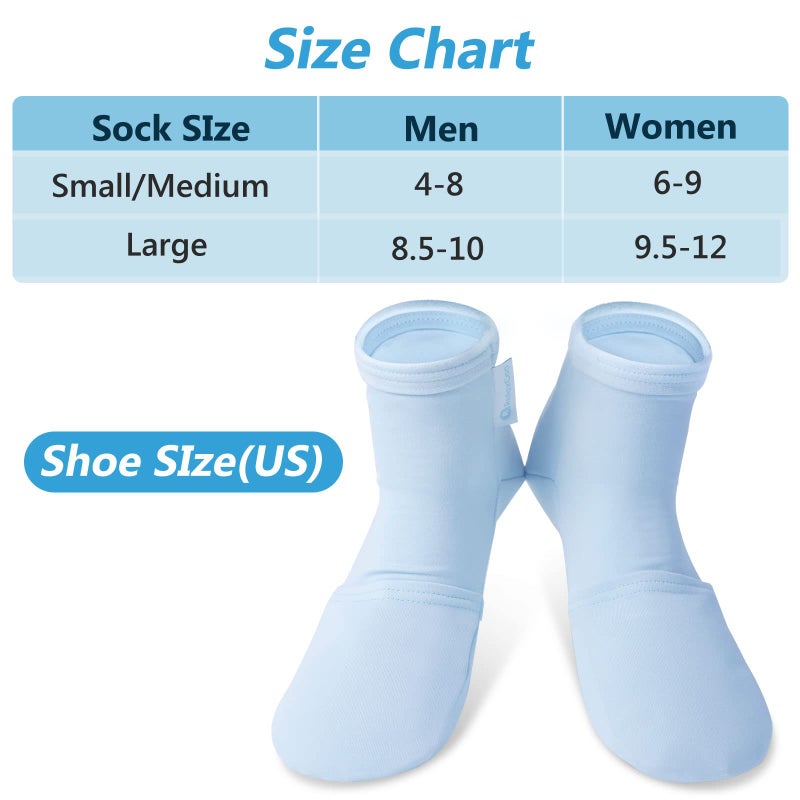 RelaxCoo Chemo Cold Therapy Socks & Hand Ice Pack Gloves for Chemotherapy Neuropathy, Chemo Care Package for Women and Men, Plantar Fasciitis, Carpal Tunnel, Arthritis Hand Feet Pain Relief, S/M - Image 3