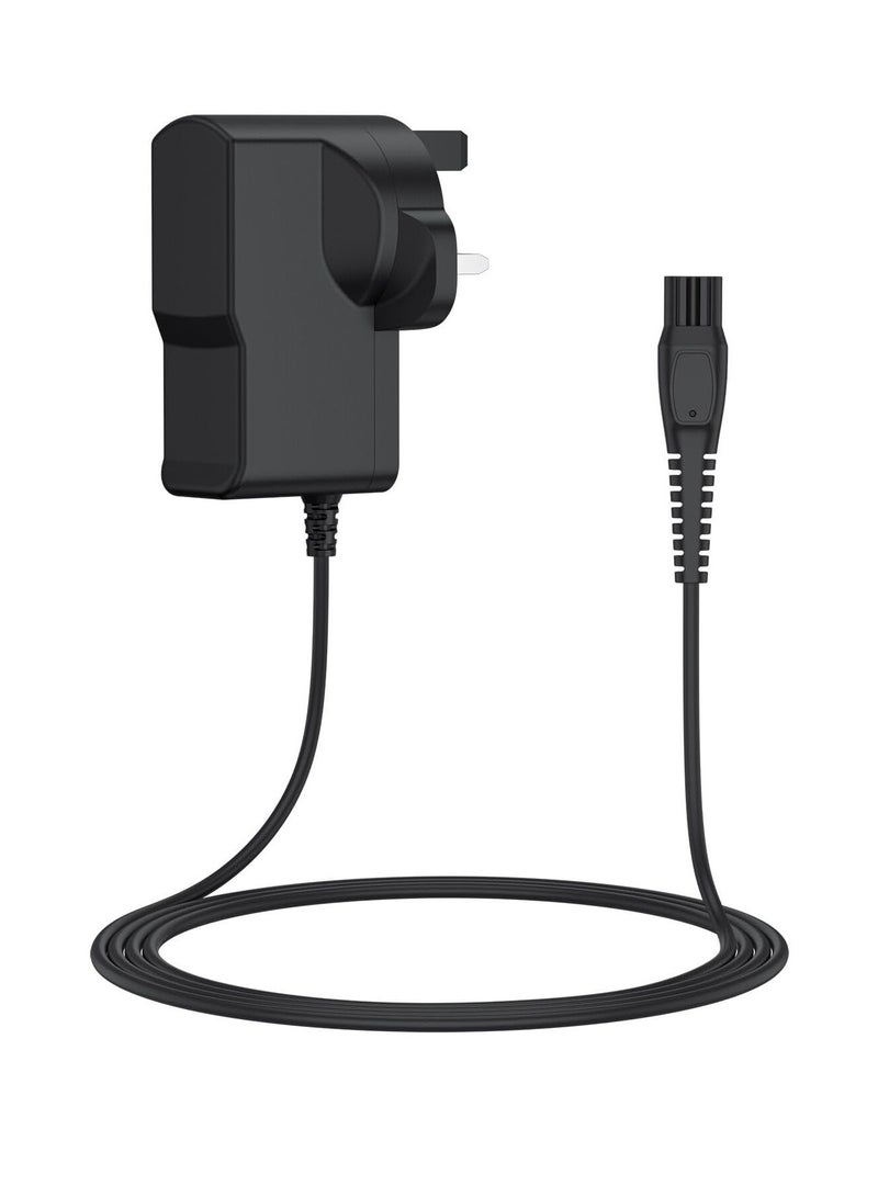 Adando 15V for Philips Shaver Charger HQ8505 Cable UK for Series 3000, 5000, 7000, 9000 Beard Trimmer S3233, S3333, S1332, BT5502, BT9810, MG7790 MG7750 Electric Razor Power Lead - Image 1