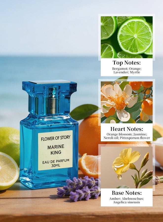 MARK HIM 3-Piece Men’s Eau de Parfum Gift Set, Ideal Gift for Birthday Holiday Anniversary, Fresh Long-Lasting Perfume Collection Kit for Dad Boyfriend - Image 3