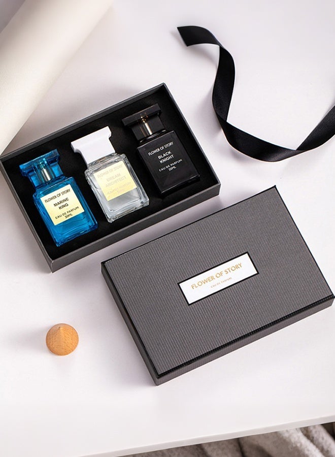 MARK HIM 3-Piece Men’s Eau de Parfum Gift Set, Ideal Gift for Birthday Holiday Anniversary, Fresh Long-Lasting Perfume Collection Kit for Dad Boyfriend - Image 1