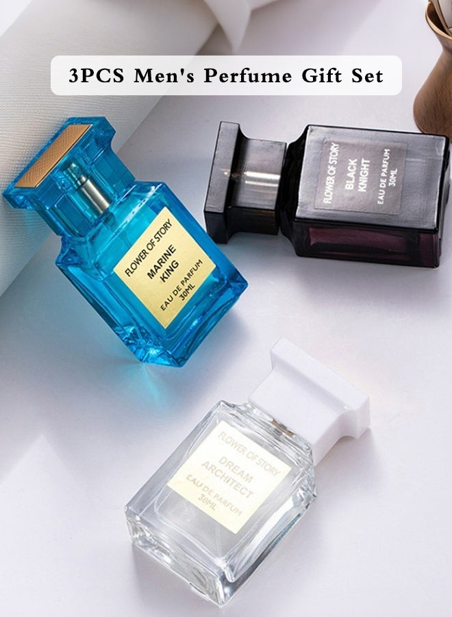 MARK HIM 3-Piece Men’s Eau de Parfum Gift Set, Ideal Gift for Birthday Holiday Anniversary, Fresh Long-Lasting Perfume Collection Kit for Dad Boyfriend - Image 2