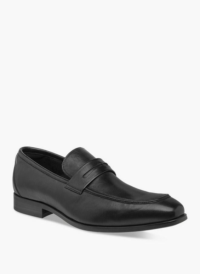 DUCHINI Men's Solid Slip-On Loafers - Image 1
