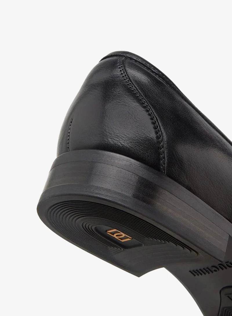 DUCHINI BLACK Men's Solid Slip-On Loafers for Men | Best Price UAE