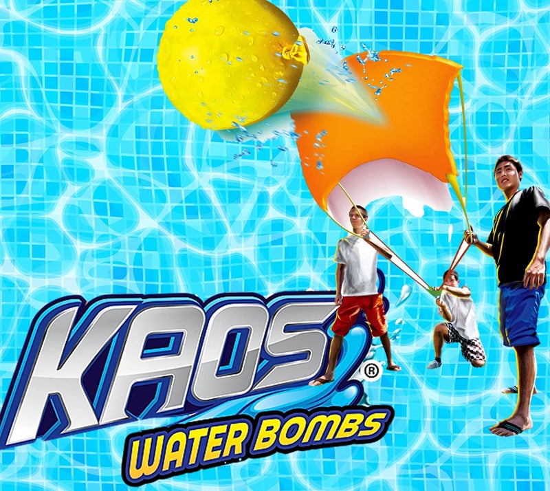 JA-RU Kaos Water Balloon Launcher/Slingshot, 30 Colorful Water Balloons & Rapid Water Injection Tool for Kids and Adults, (1 Pack) 200 Feet Range Water Bomb Sling shot Set. 181-1 - Image 4