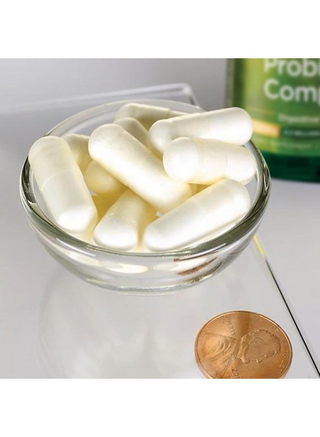 Swanson Probiotic Complex 4.2 Billion CFU 5-Strain Digestive Health Fat Metabolism Satiety Prebiotic FOS Complex Supplement 120 Veggie DRcaps (2 Pack) - Image 2