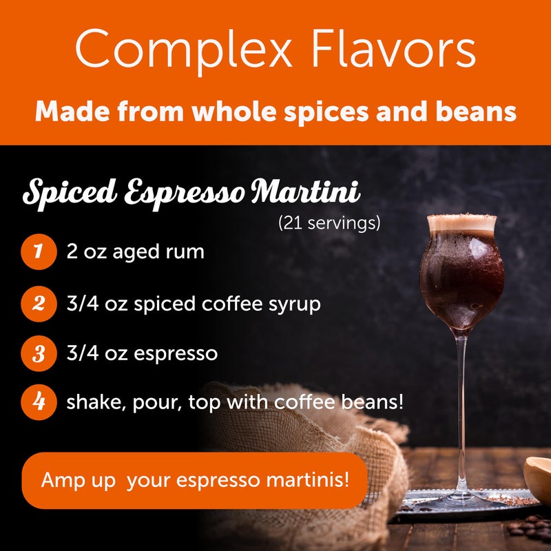 شراب قهوة متبل من شايكر آند سبون، 16 أونصة شراب للمشروبات، شراب قهوة، خلطات كوكتيل، موكتيل، مشروبات غير كحولية - Image 5