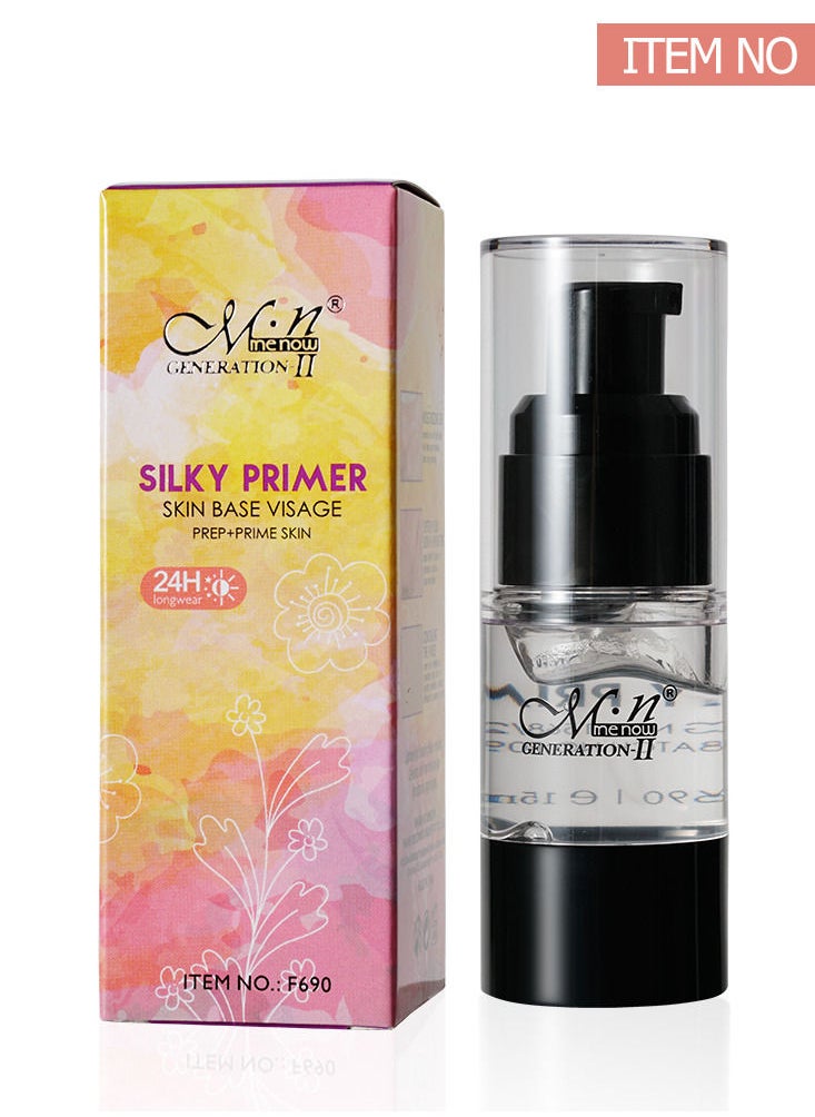 Menow Silky Primer Skin Base Visage (Prep+Prime Skin) 24H - 15 Ml  - Image 2