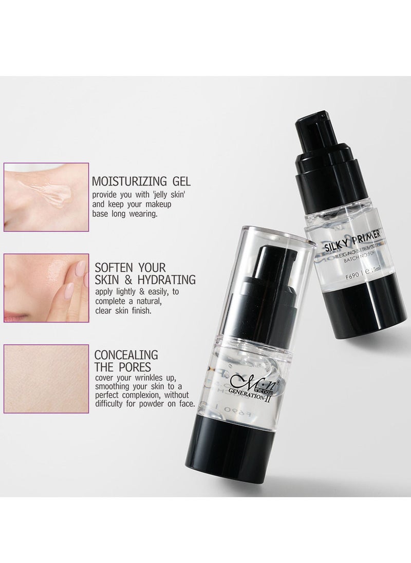 Menow Silky Primer Skin Base Visage (Prep+Prime Skin) 24H - 15 Ml  - Image 4