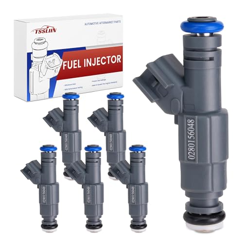 TSSLIIN Fuel Injectors fits for//Ford Crown Victoria 2001 2002 2003 2004 V8 4.6L, for//Lincoln Town Car 01 02 V8 4.6L, for//Mercury Grand Marquis 2001 2002 V8 4.6L, Inyector OE Replacement 0280156048 - Image 1