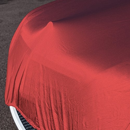 Budge RSC-3 Indoor Stretch Car Cover, Luxury Indoor Protection, Soft Inner Lining, Breathable, Dustproof, Car Cover fits Cars up to 200", Red, Size 3: Fits up to 16'8" - Image 3