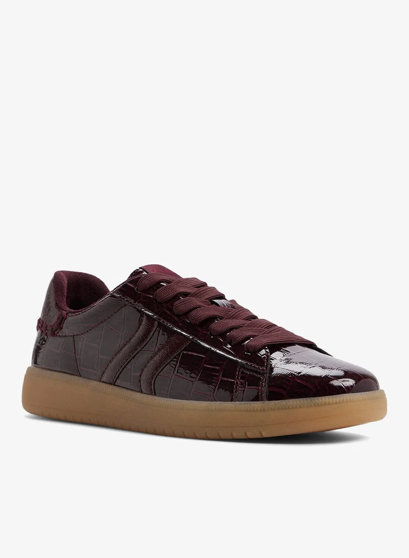 ALDO  CHICSNEAKER2 Textured Lace Up Shoes for Women | Best Price UAE