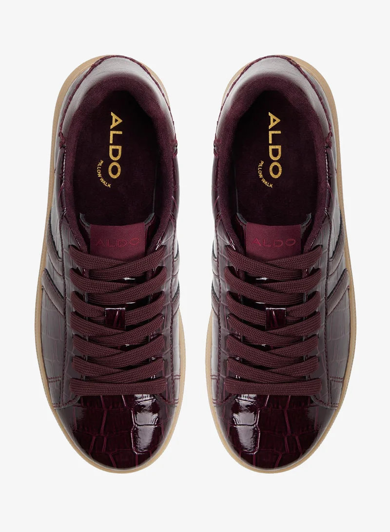 ALDO  CHICSNEAKER2 Textured Lace Up Shoes for Women | Best Price UAE