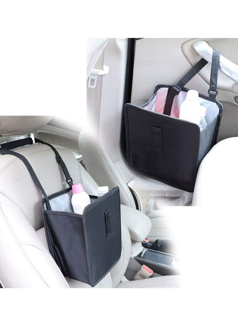 SYOSI - Car Bin Foldable and Water Resistant Auto Trash Bag Camp for Garbage and Litter Storage and Collection Car Rubbish Bin Hanging Auto Trash Bag Litter Container - Image 1