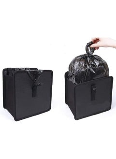 Car Bin Foldable and Water Resistant Auto Trash Bag Camp for Garbage and Litter Storage and Collection Car Rubbish Bin Hanging Auto Trash Bag Litter Container