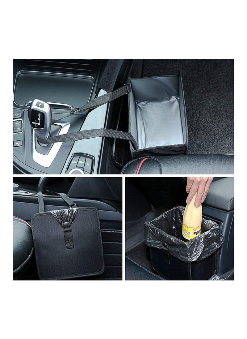SYOSI - Car Bin Foldable and Water Resistant Auto Trash Bag Camp for Garbage and Litter Storage and Collection Car Rubbish Bin Hanging Auto Trash Bag Litter Container - Image 1