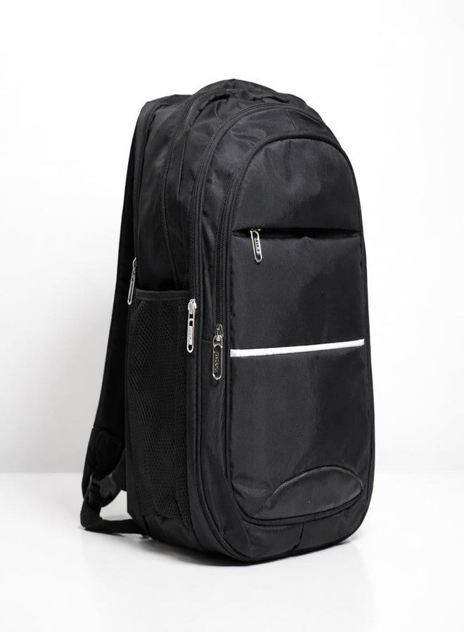 Spacious/large laptop backpack, Travel & College Bag for men and women | Office Bag | 30 LITRE Black - Image 5