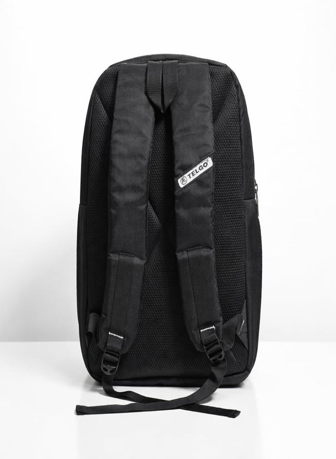 Spacious/large laptop backpack, Travel & College Bag for men and women | Office Bag | 30 LITRE Black - Image 3
