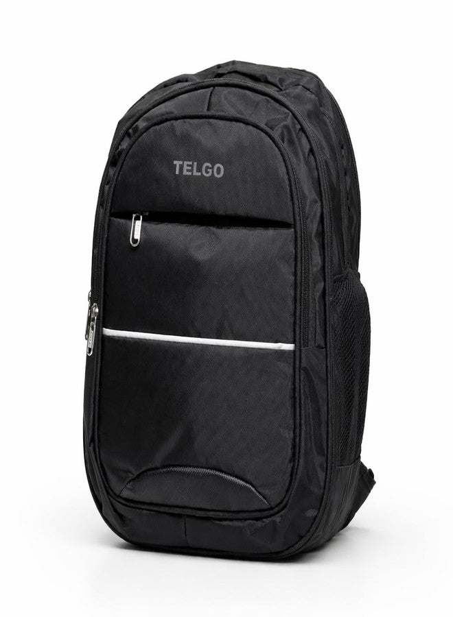 Spacious/large laptop backpack, Travel & College Bag for men and women | Office Bag | 30 LITRE Black - Image 2