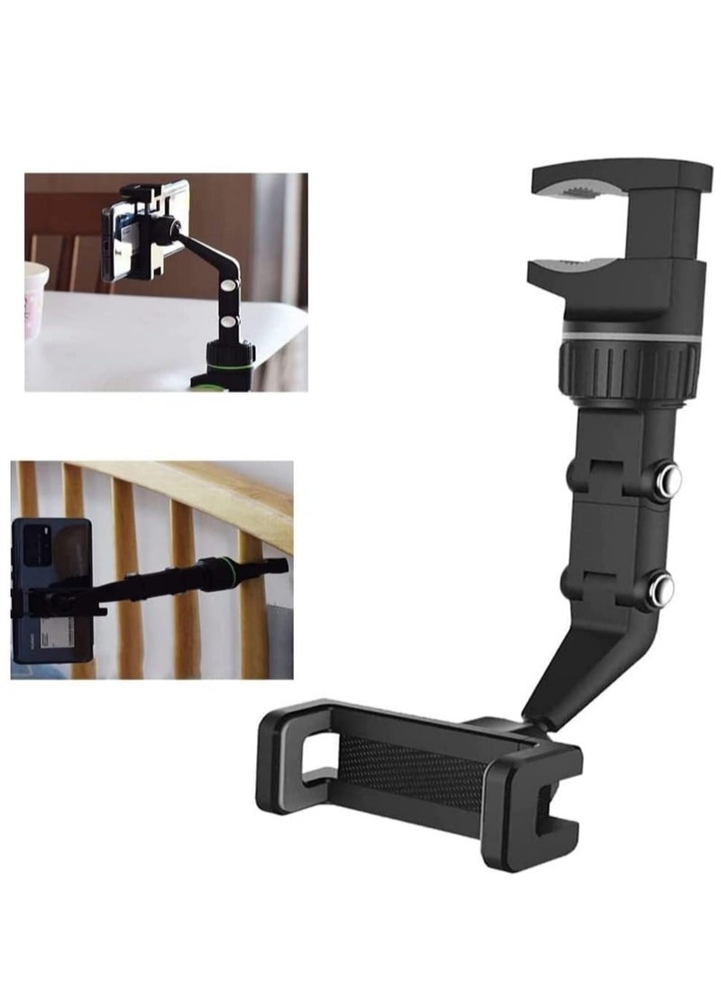 إلترازون 360° Multifunctional Rearview Mirror Phone Holder - Image 1