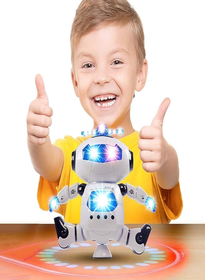 Space Enterprises Dancing Robot Toy for Kids with Flashing Lights and Musical Sounds - Real Moving Action (Dancing Robot 2) - Image 5