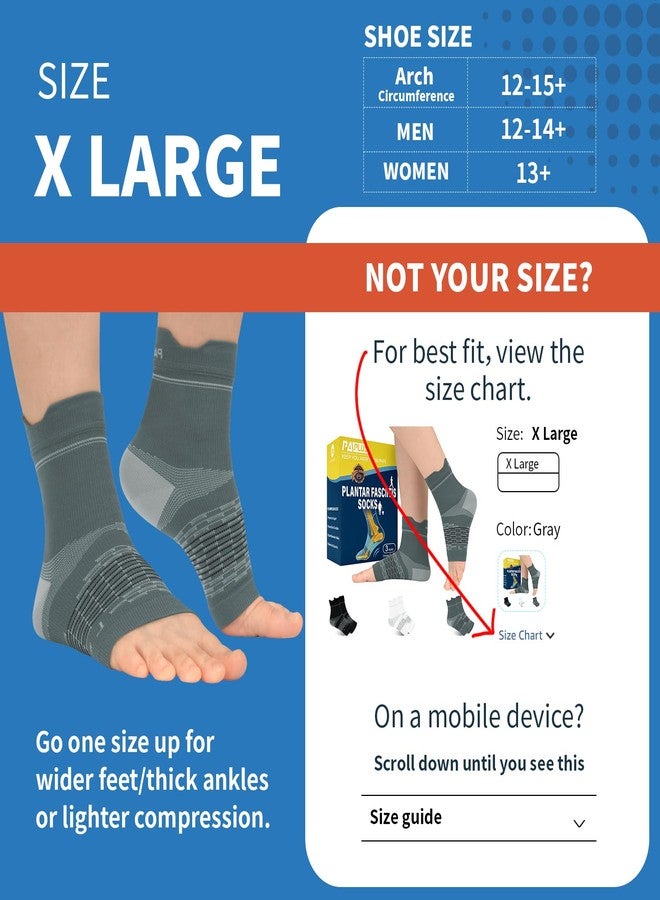 PAPLUS 3 Pairs Plantar Fasciitis Socks for Women & Men - Foot Compression Sleeve for Heel Spur, Sprained Ankle & Arch Support - Breathable Foot Pain Relief Socks for Achilles Tendonitis Relief - Image 2