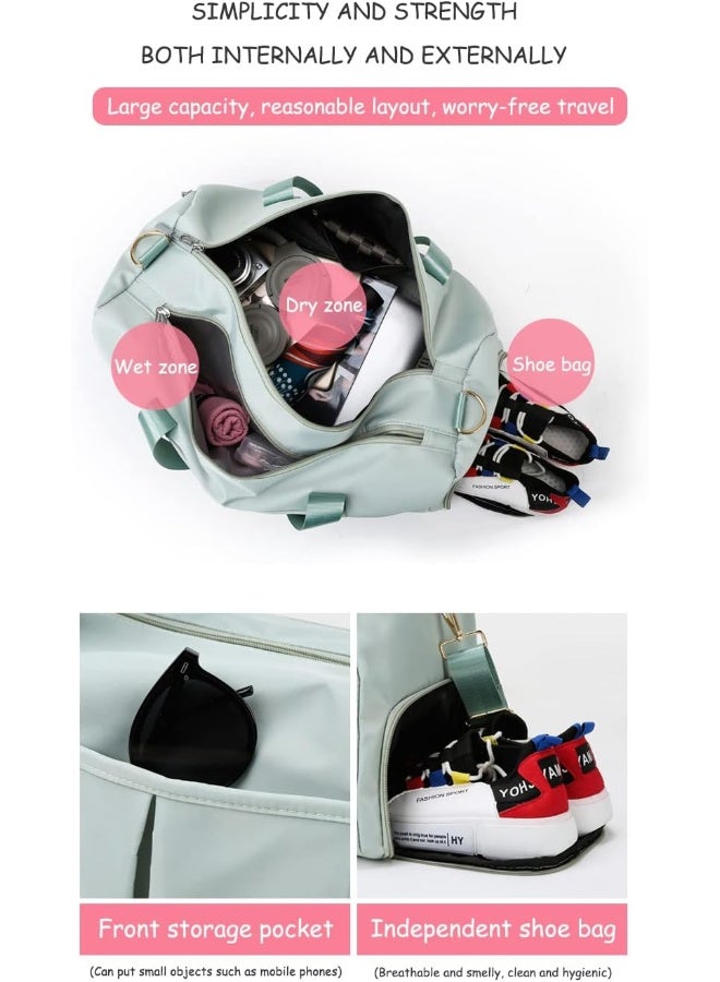 Large Sports Duffle Bags Gym Rolling Duffle Weekend Workout Overnight Bag for Men, Women - Image 3