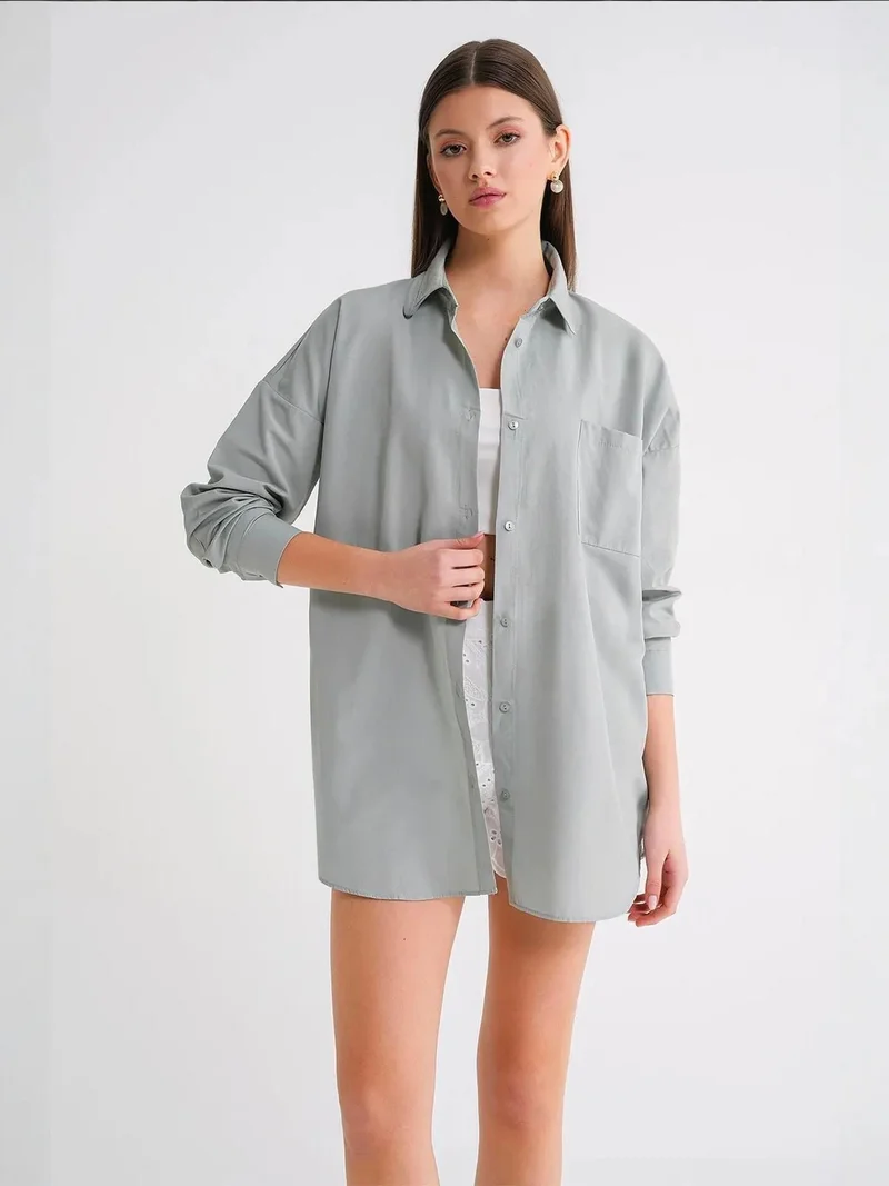 MixRay Mixray Long-Sleeve Button-Up Shirt