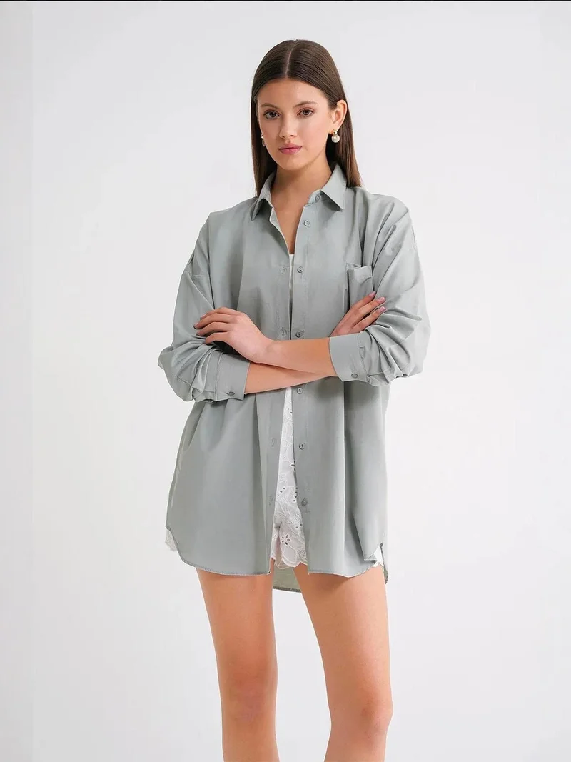 MixRay Mixray Long-Sleeve Button-Up Shirt