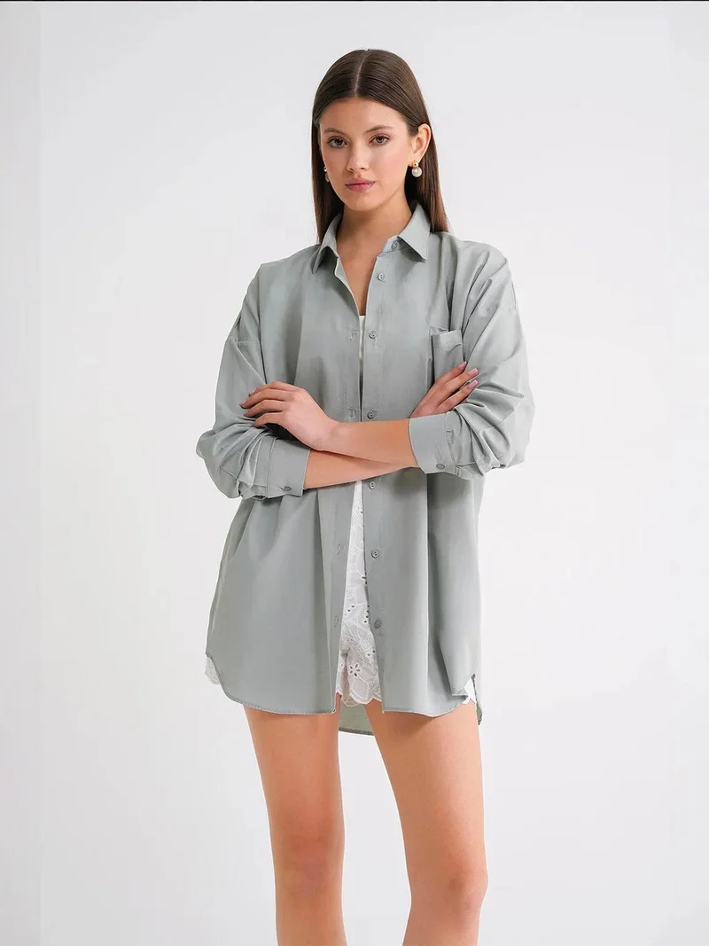 MixRay Mixray Long-Sleeve Button-Up Shirt