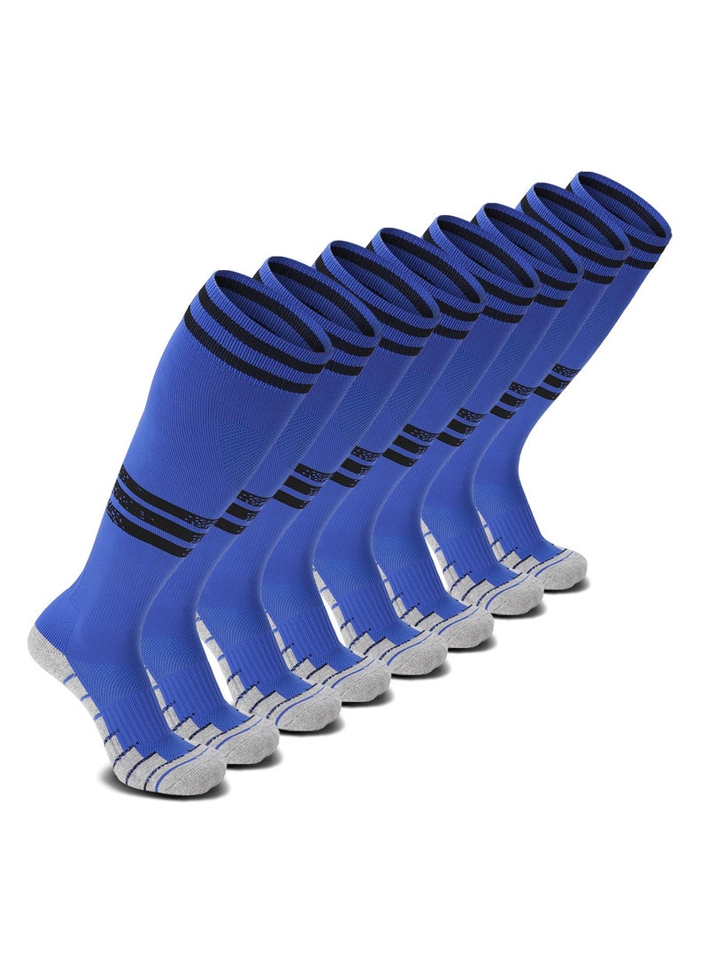 SKY WING Mens Baseball Socks Football Softball Knee High Sock Unisex Athletic Soccer Socks  1/2/3/4 Pairs for Youth Adult  Men and Women - Image 1