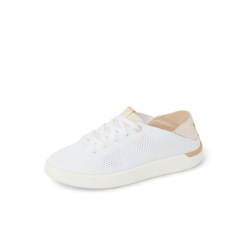 REEF Neptune Womens Shoe, Lightweight & Breathable Stretch Knit Upper, Soft Cushion Footbed, White/Vintage, 11 - Image 1