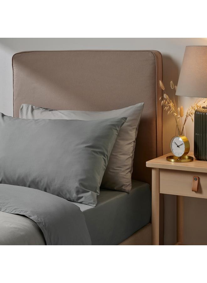 زبون غطاء وسادة، رمادي، 50×80 سم - Image 4