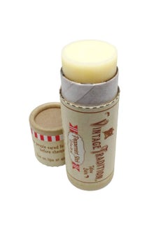 Vintage Tradition Moisturizing Beef Tallow Lip Balm  Tube Lip Moisturizer with Peppermint Essential Oil Hydrates  Soothes Dry Lips  GrassFed Tallow Balm for Skin Care 05 Fl Oz