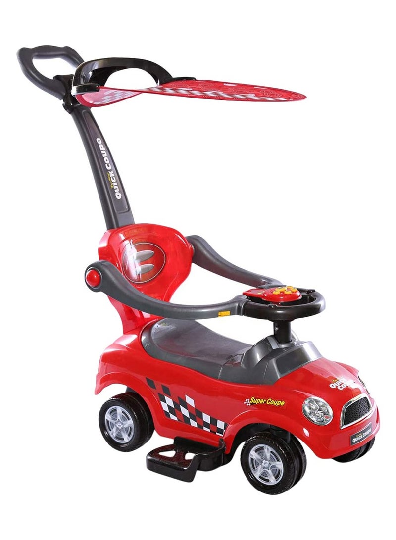 Amsham Toys Amsham Sunshine Umberlla Pusher Car Rideon - Red - Image 1