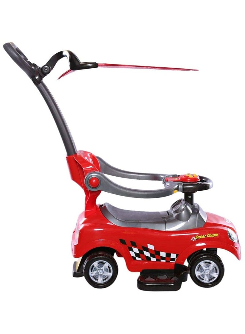 Amsham Toys Amsham Sunshine Umberlla Pusher Car Rideon - Red - Image 2