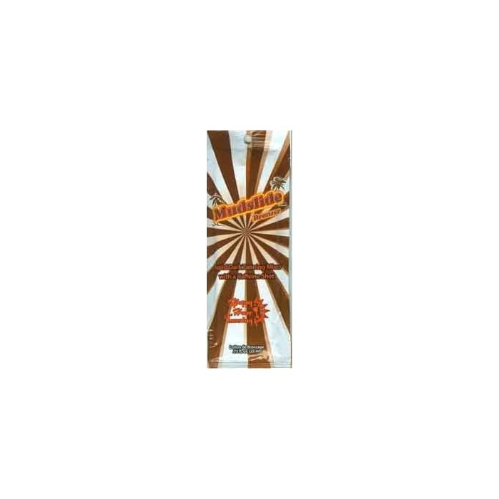 5 Mudslide Bronzer Tanning Lotion Packets by Happy Hour