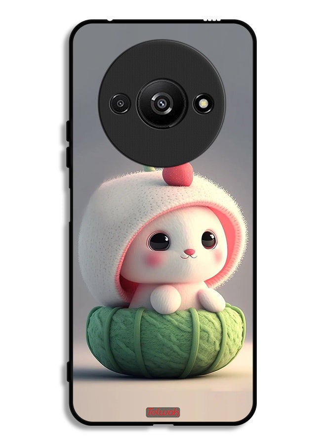 Tolwak Xiaomi Redmi A3 4G Protective Case Cover Cute Little Rabbit  - Image 1